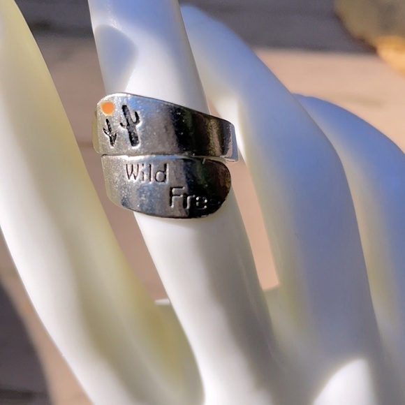 Wild Free Cactus Silver Ring - Picture 7 of 11